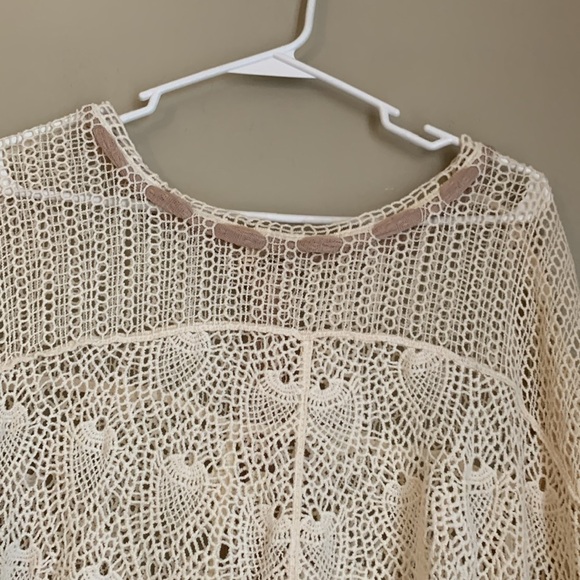 Ryu blouse sweater, crochet lace top shirt, boho, bohemian - Picture 2 of 8